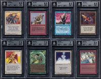 Magic: The Gathering Limited Edition (Alpha) Group of 8 BGS Graded Trading Card Game (Wizards of the Coast, 1993)