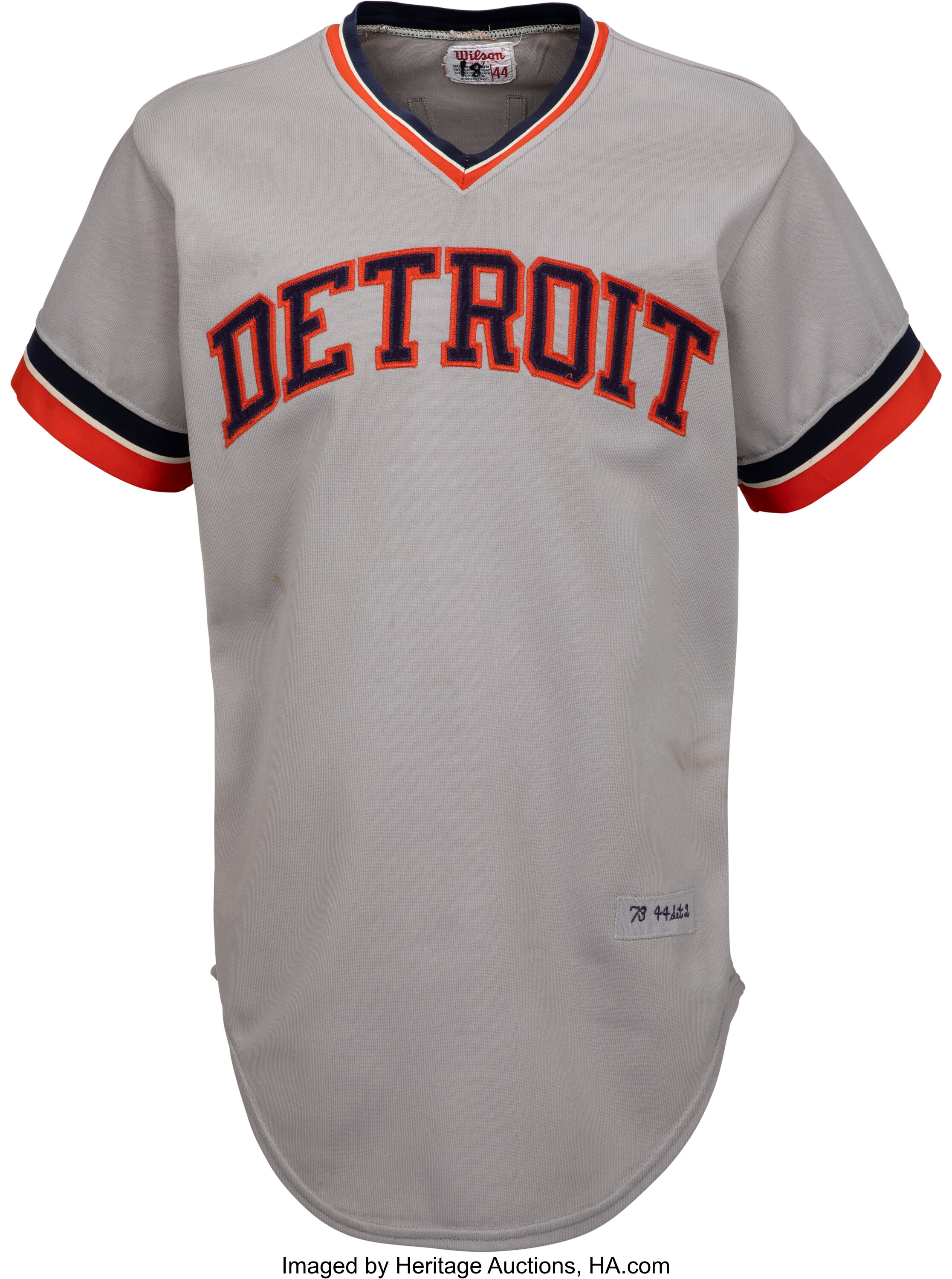 1973 Al Kaline Game Worn Detroit Tigers Jersey - Photo Matched ...