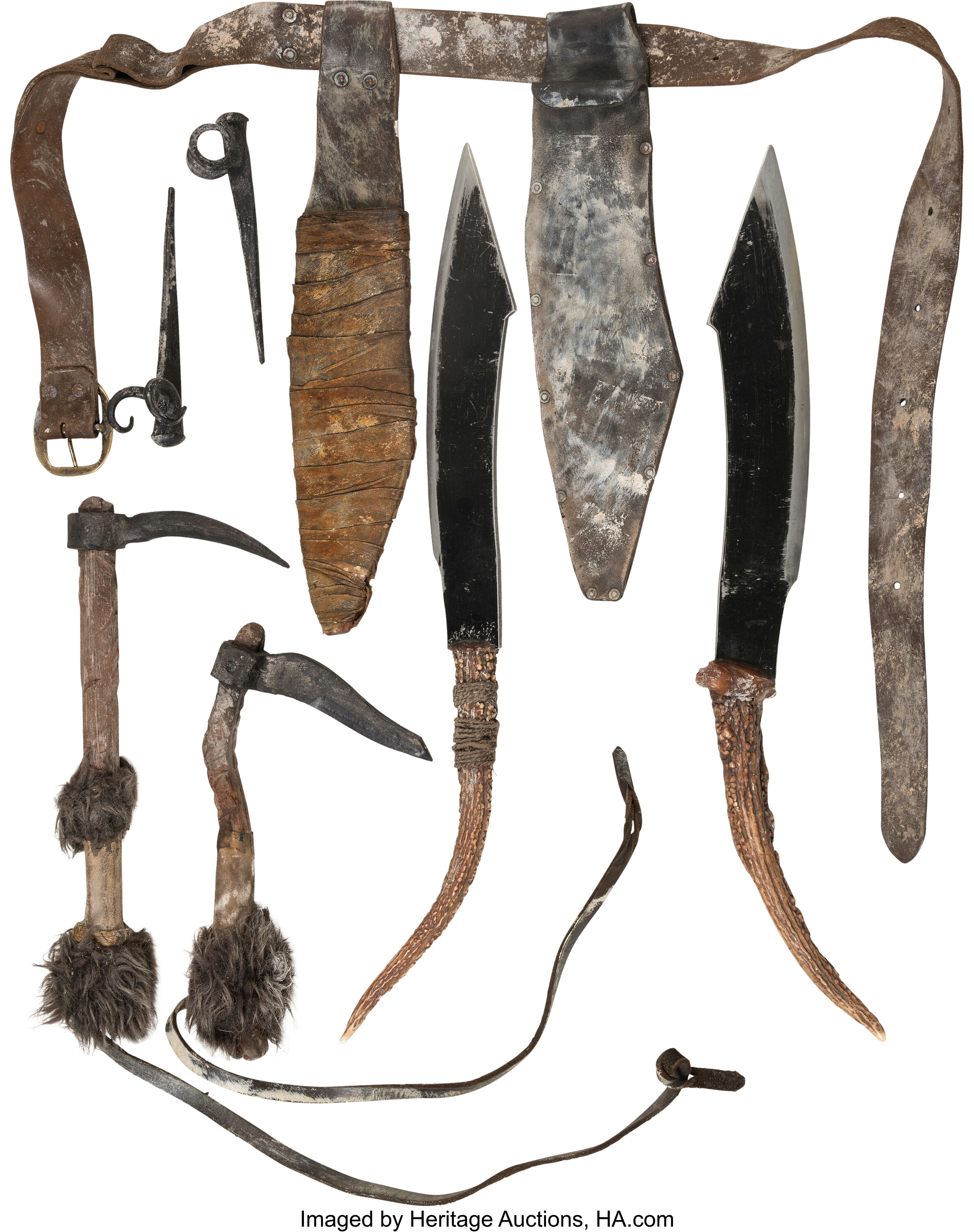 Wildling Group of (26) Armory Accessories from Game of Thrones | Lot ...