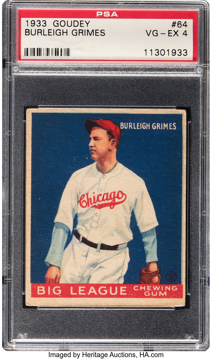 1933 Goudey Burleigh Grimes #64 PSA VG-EX 4