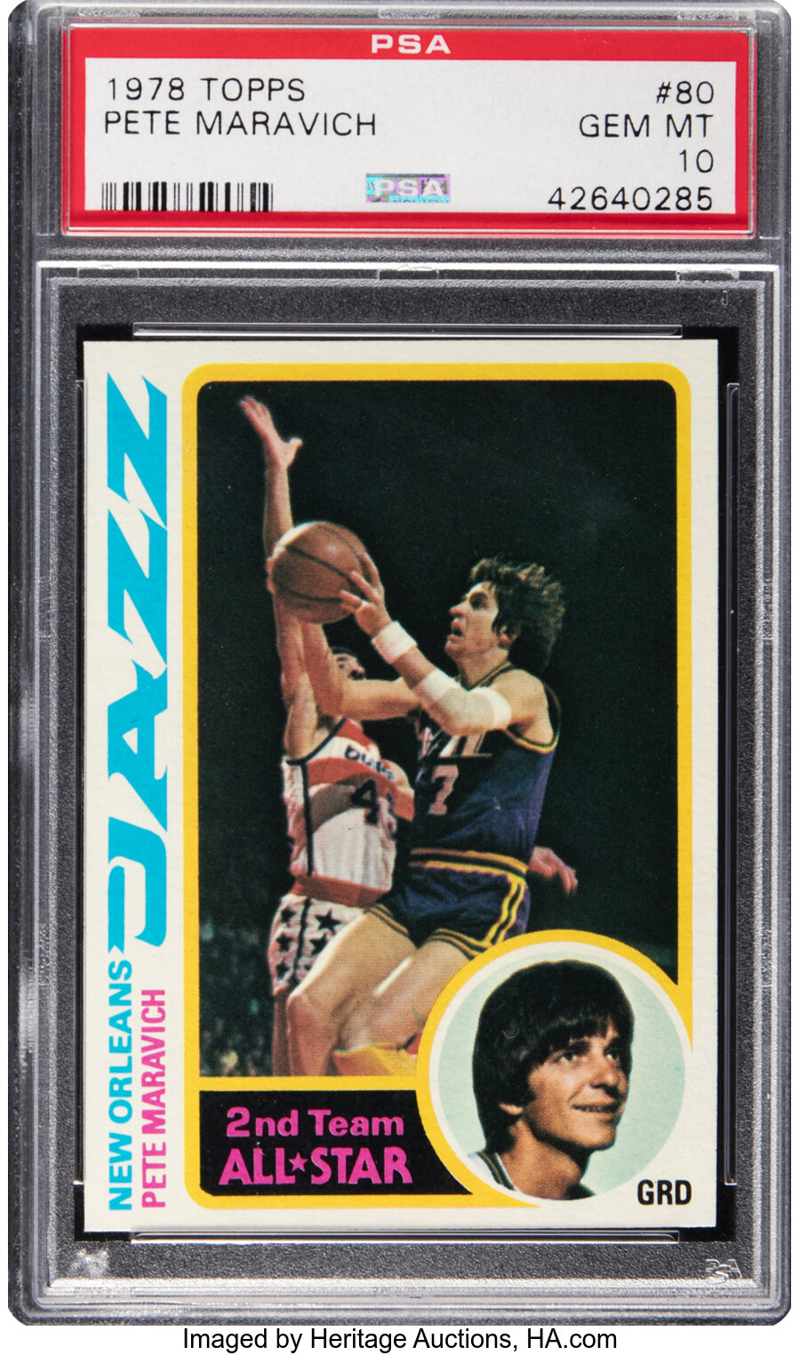 1978 Topps Pete Maravich #80 PSA Gem Mint 10