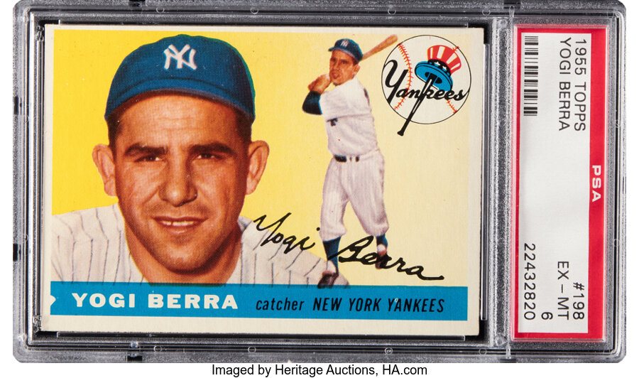 1955 Topps Yogi Berra #198 PSA EX-MT 6