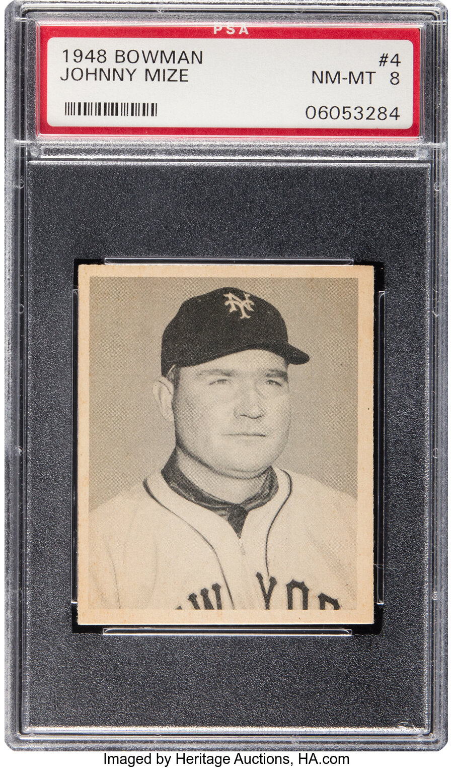 1948 Bowman Johnny Mize #4 PSA NM-MT 8