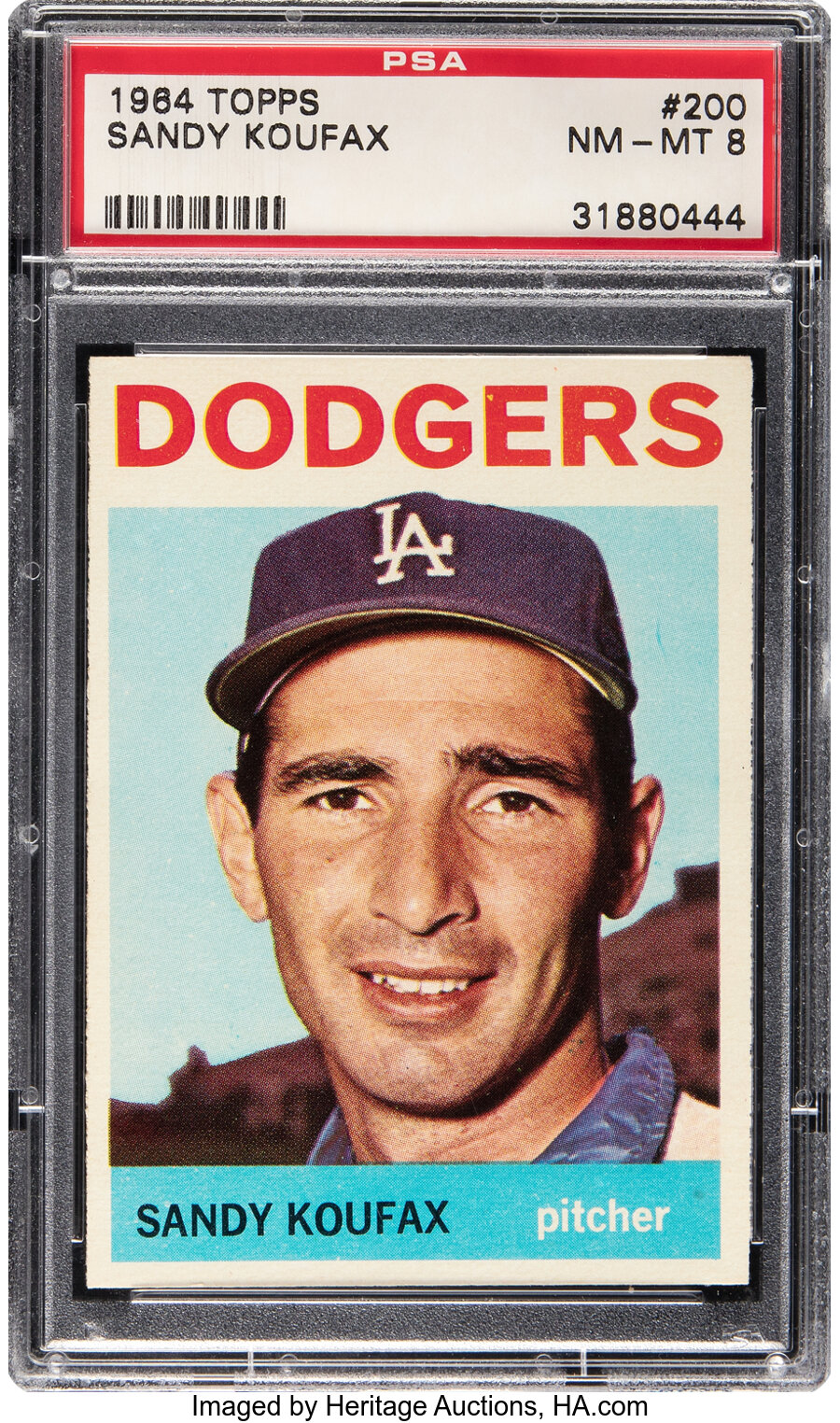 1964 Topps Sandy Koufax #200 PSA NM-MT 8