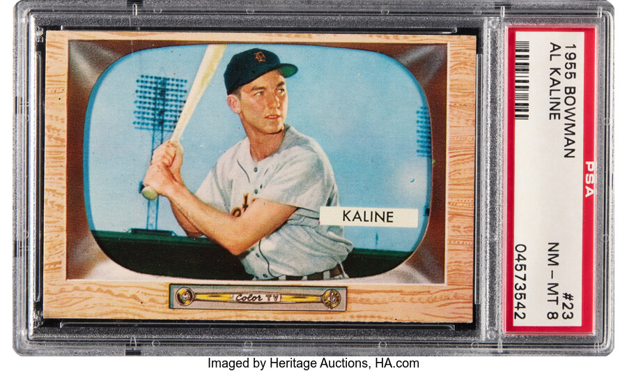 1955 Bowman Al Kaline #23 PSA NM-MT 8