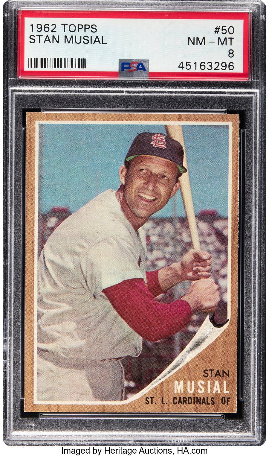 1962 Topps Stan Musial #50 PSA NM-MT 8