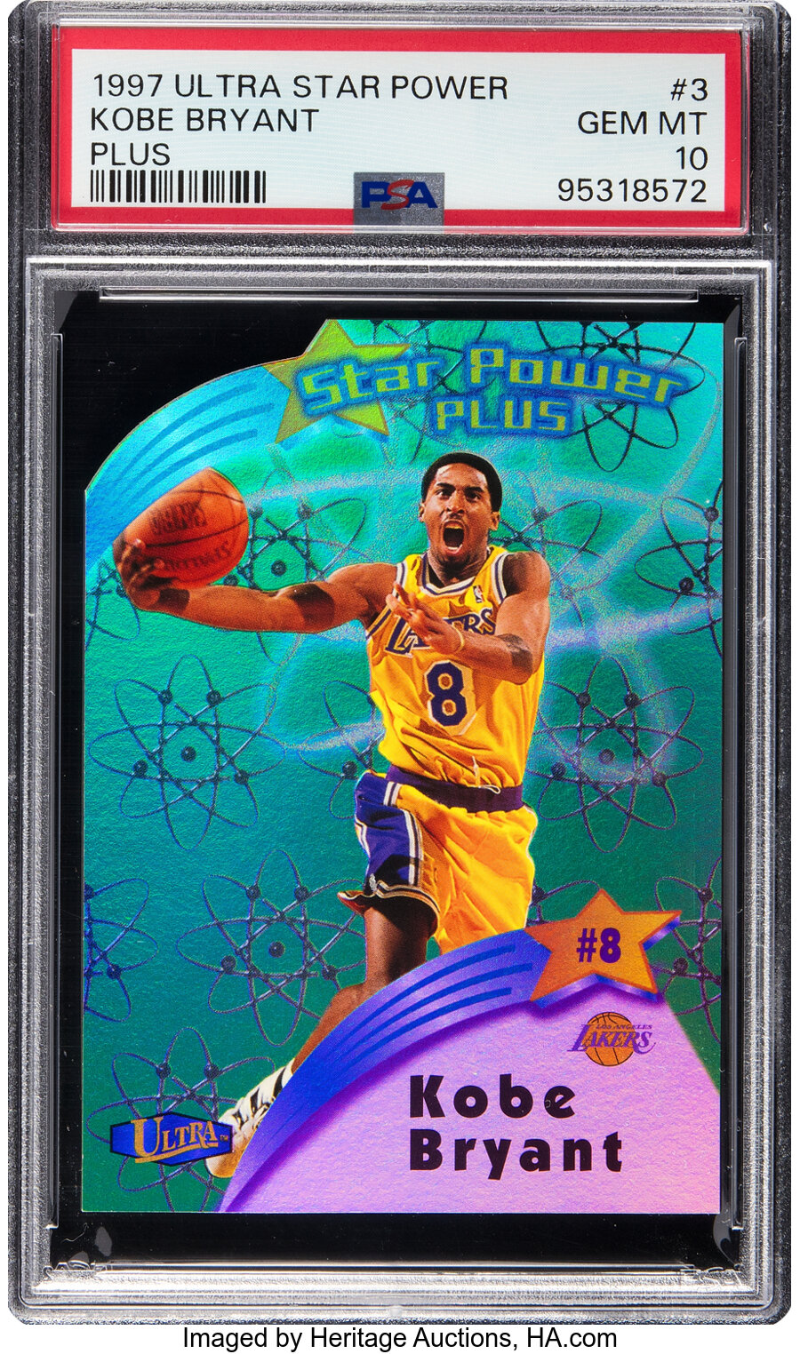 1997 Fleer Ultra Star Power Kobe Bryant (Plus) Rookie #3 PSA Gem Mint 10