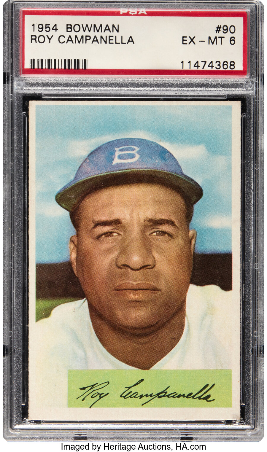 1954 Bowman Roy Campanella #90 PSA EX-MT 6