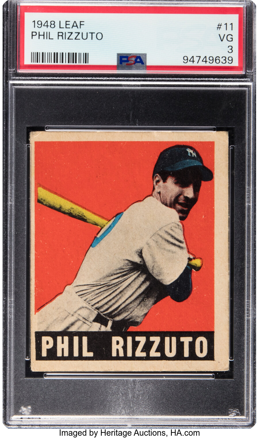 1948 Leaf Phil Rizzuto #11 PSA VG 3