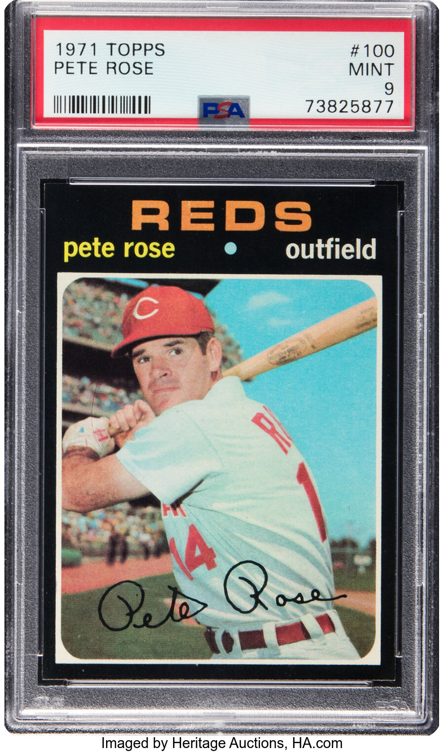 1971 Topps Pete Rose #100 PSA Mint 9