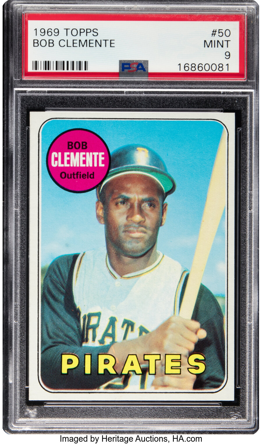 1969 Topps Roberto Clemente #50 PSA Mint 9