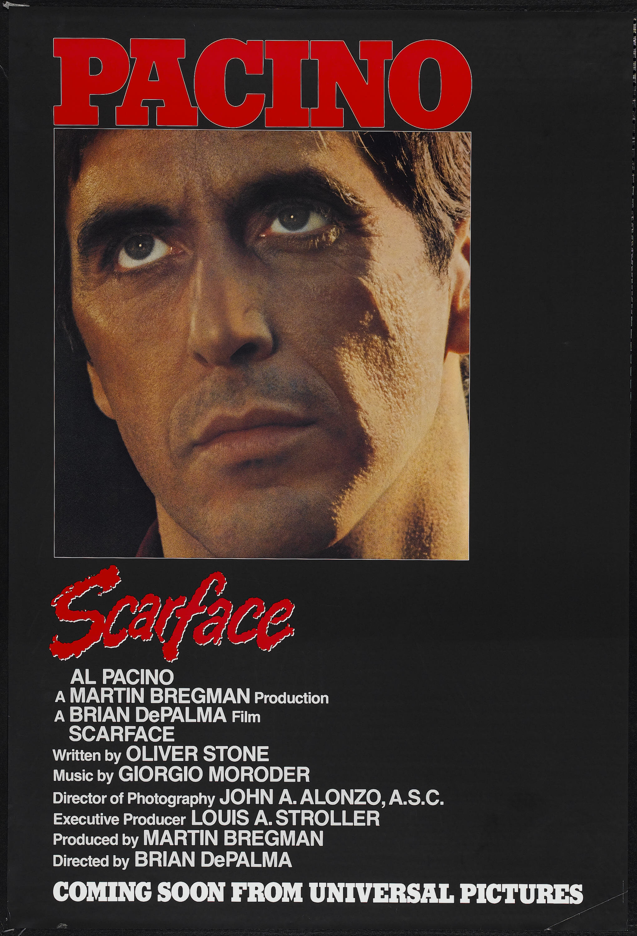 Scarface (universal, 1983). One Sheet (27