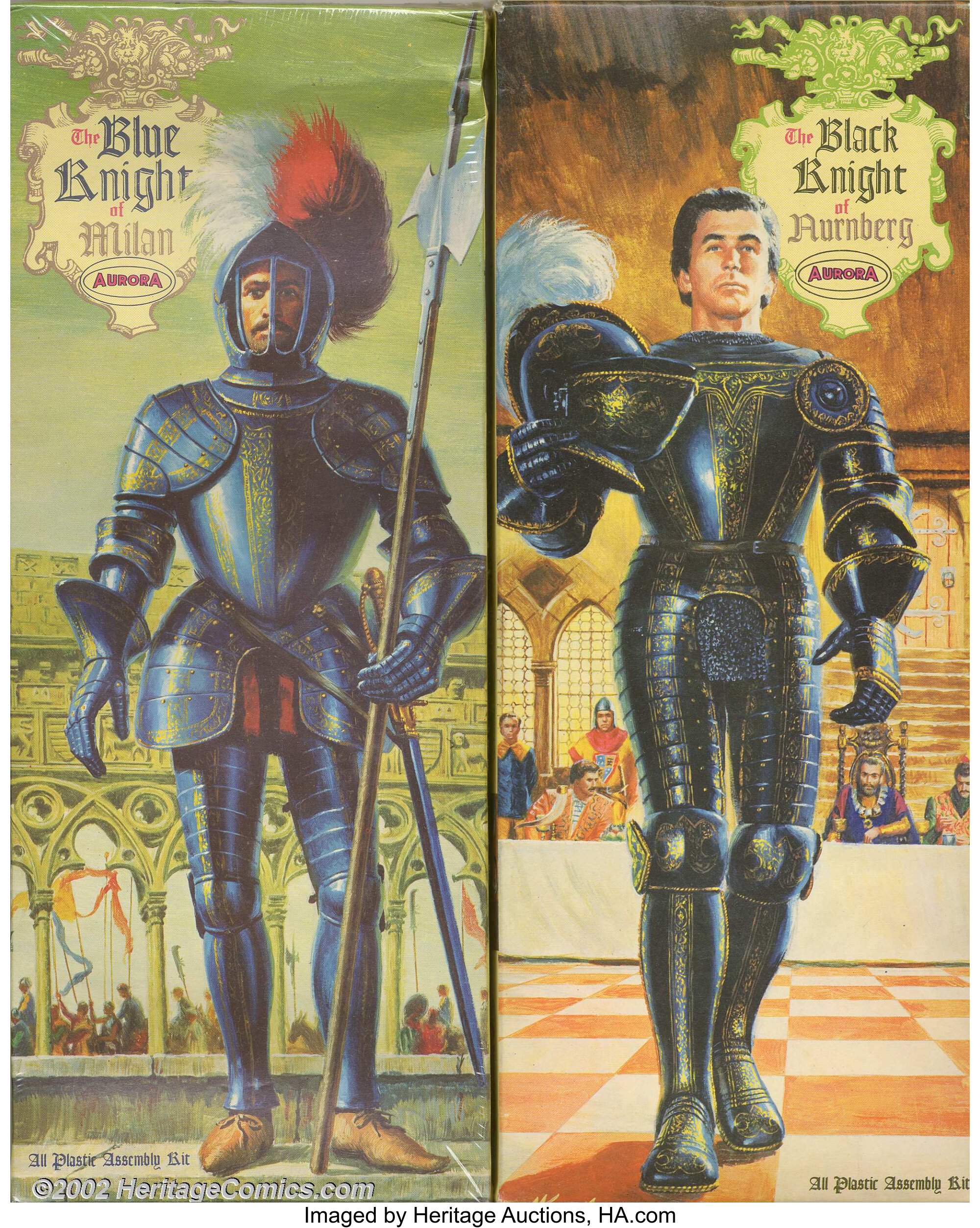 The Blue Knight of Milan & The Black Knight of Nurnberg (Aurora, Lot