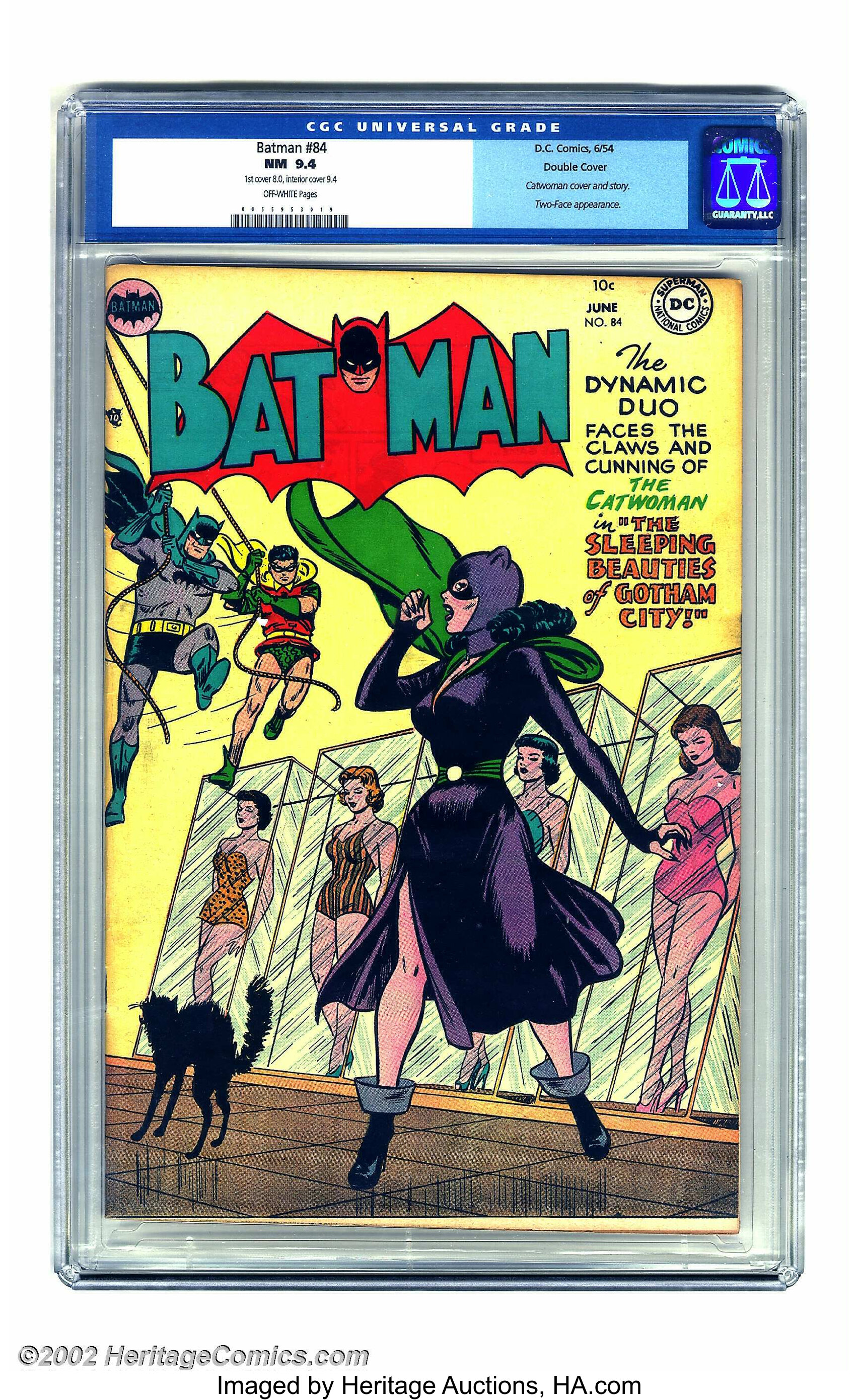 Batman #84 Double cover (DC, 1954) CGC NM  Off-white pages. This | Lot  #7699 | Heritage Auctions