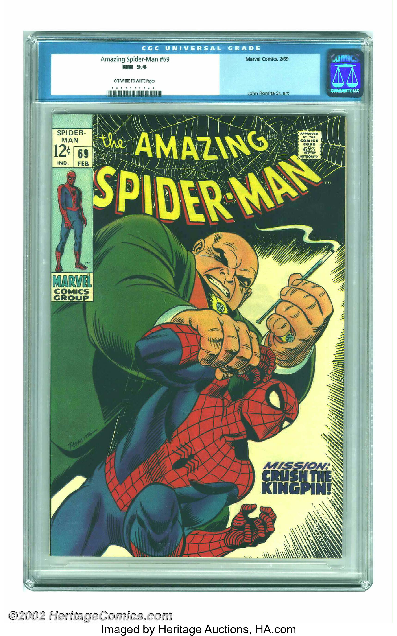 The Amazing Spider-Man #69 Edenwald pedigree (Marvel, 1969) CGC NM | Lot  #8091 | Heritage Auctions