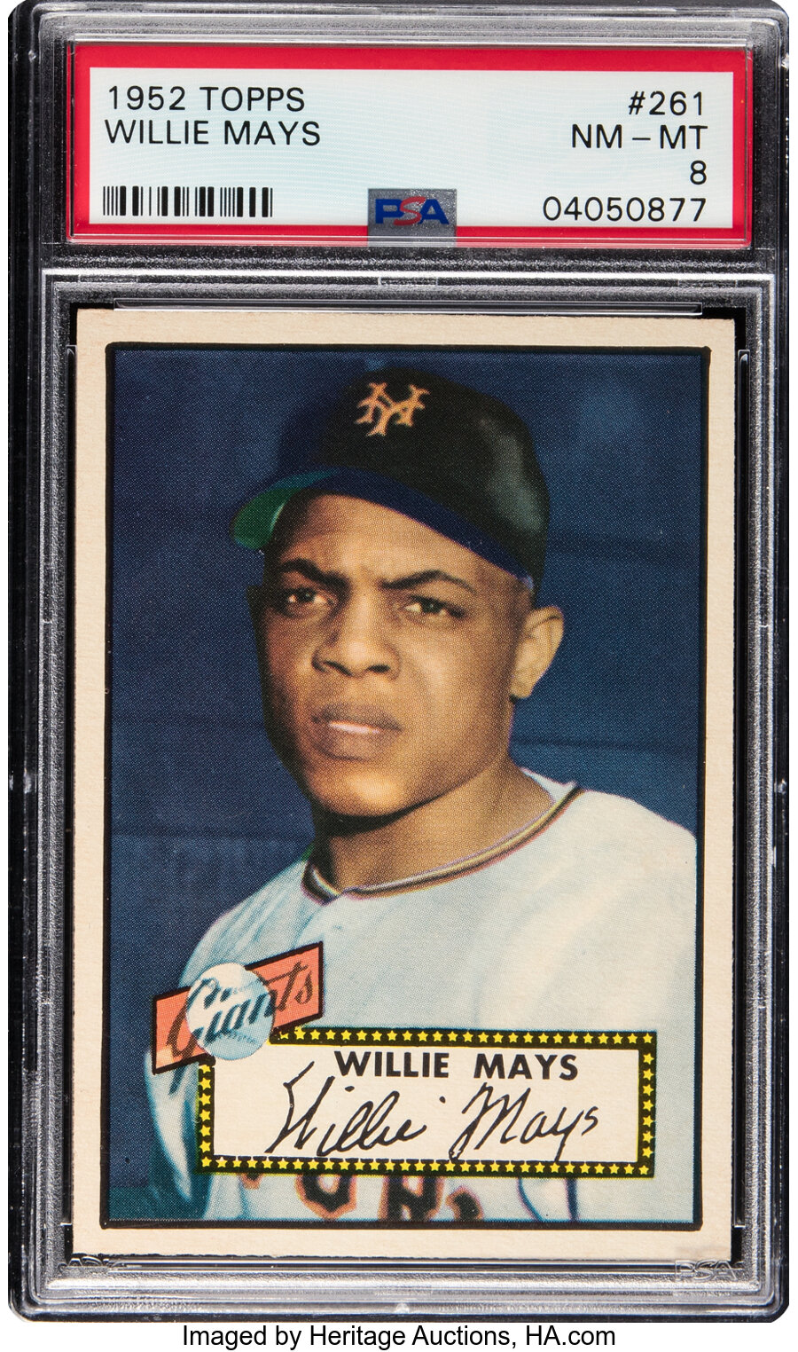 1952 Topps Willie Mays #261 PSA NM-MT 8