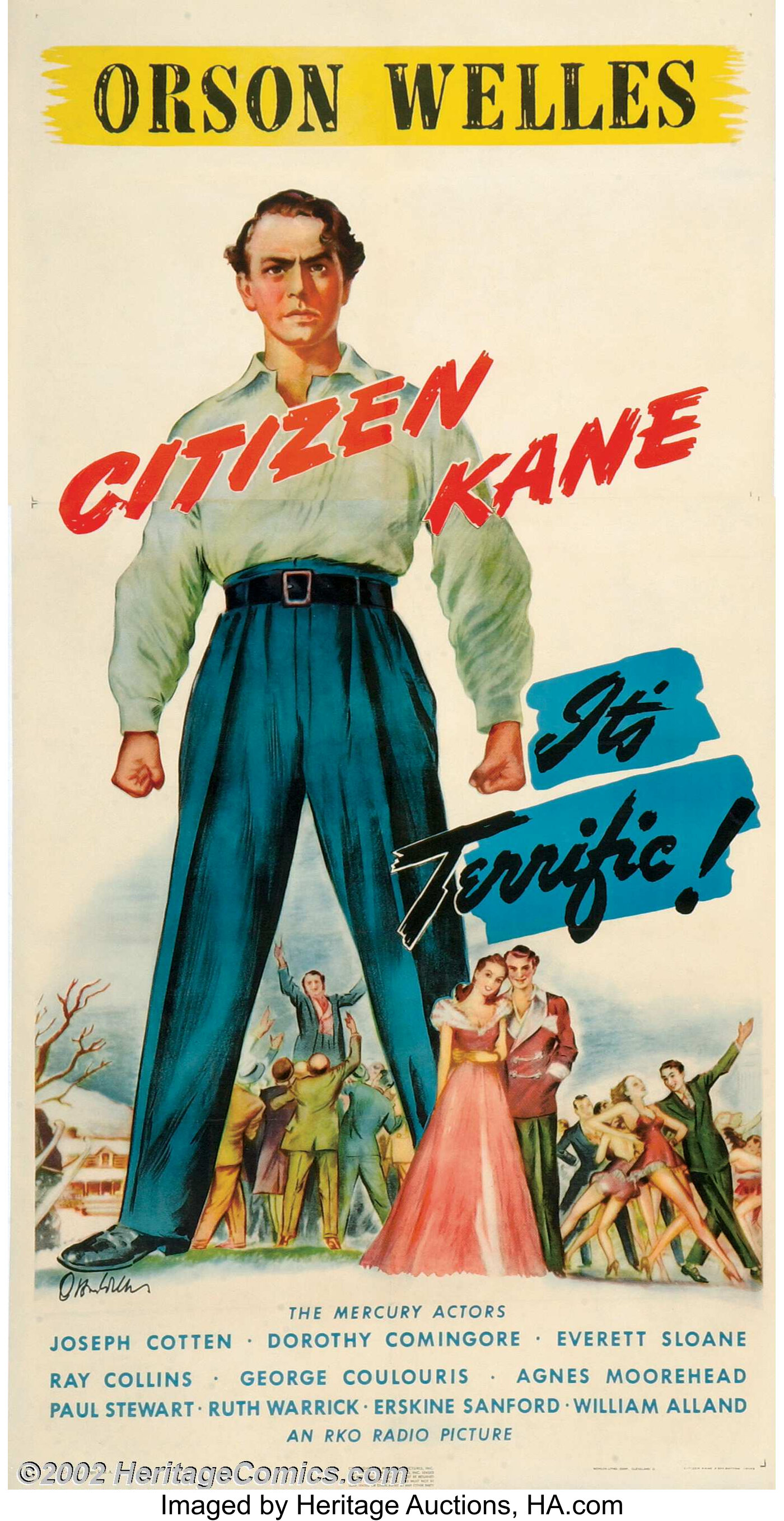 Citizen Kane (RKO, 1941). Three Sheet (41