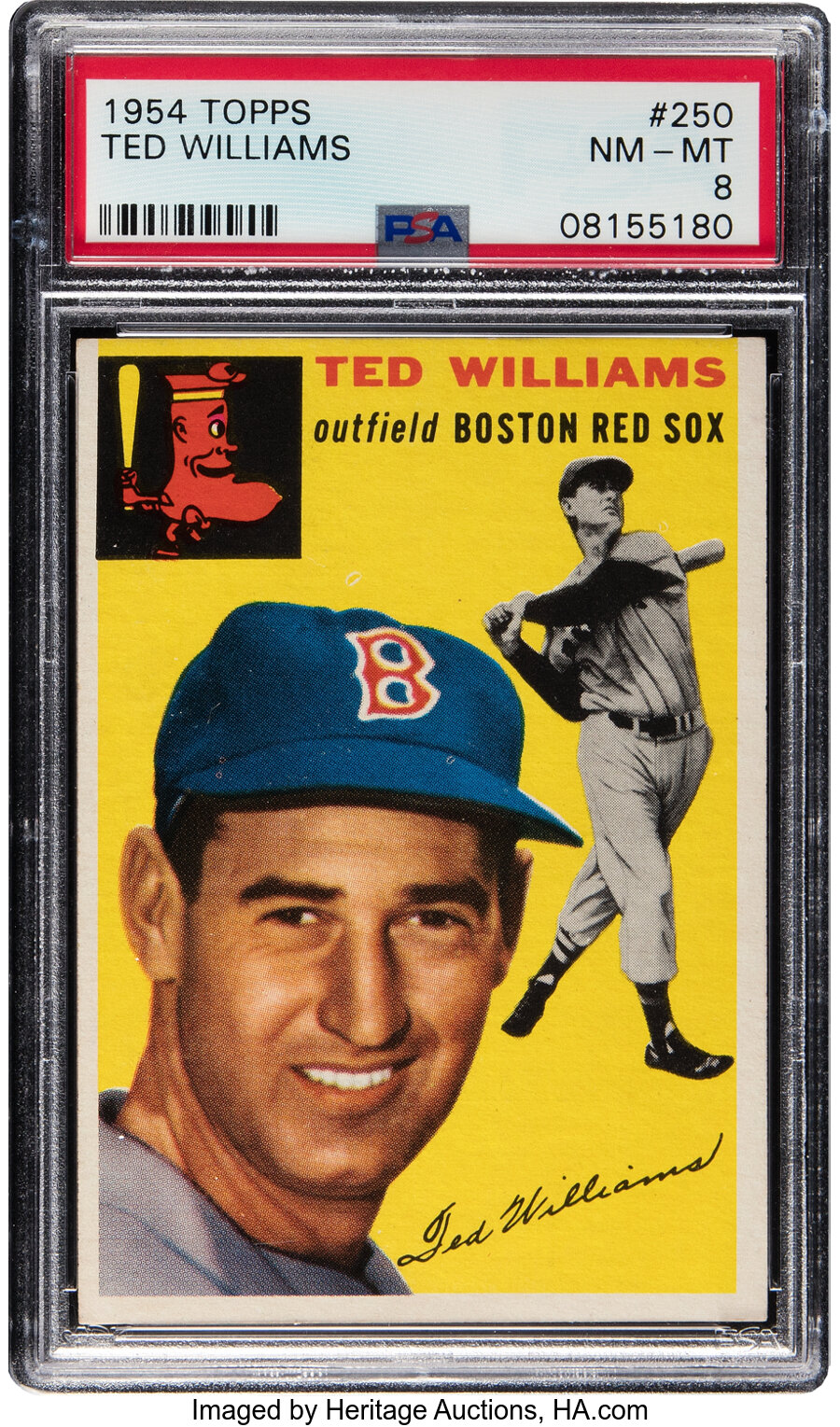 1954 Topps Ted Williams #250 PSA NM-MT 8