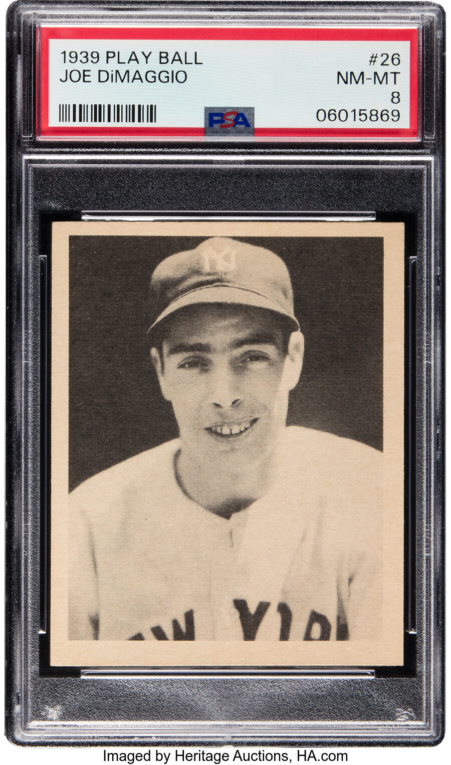 1939 Play Ball Joe DiMaggio #26 PSA NM-MT 8