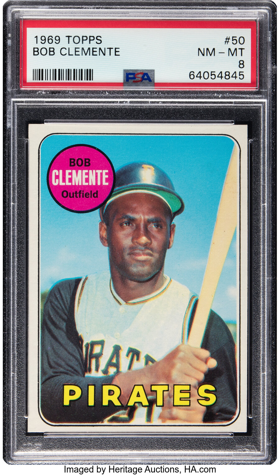 1969 Topps Roberto Clemente #50 PSA NM-MT 8