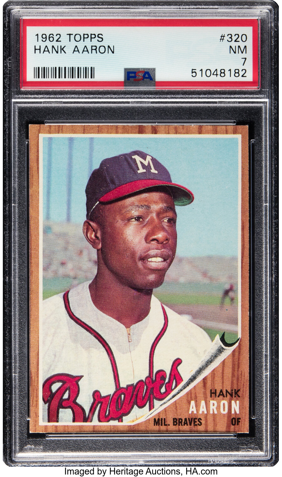 1962 Topps Hank Aaron #320 PSA NM 7