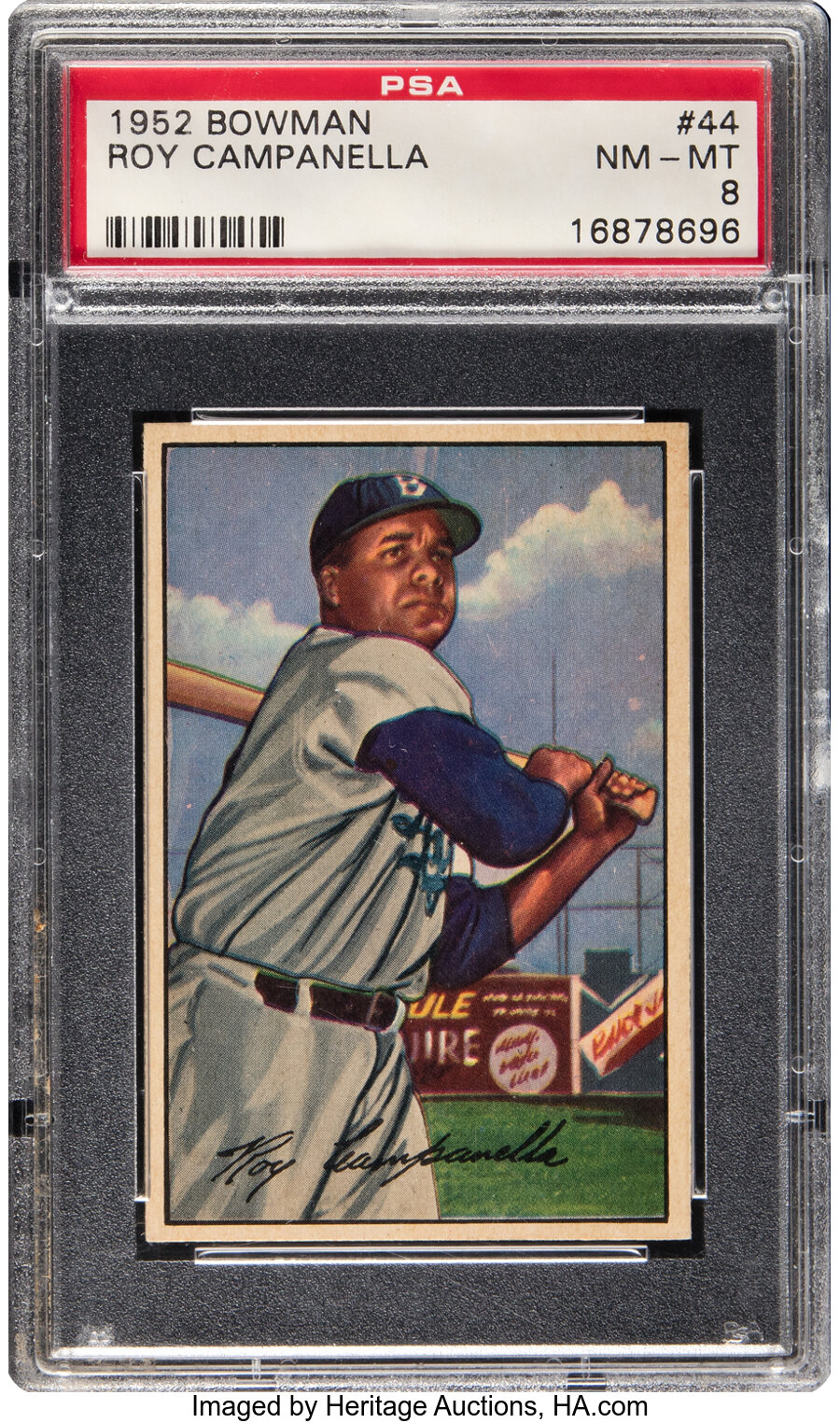 1952 Bowman Roy Campanella #44 PSA NM-MT 8