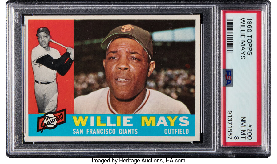 1960 Topps Willie Mays #200 PSA NM-MT 8