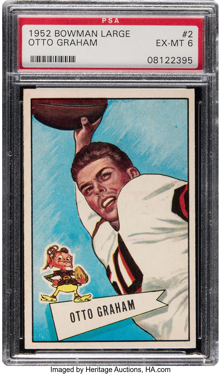 1952 Bowman Large Otto Graham #2 PSA EX-MT 6