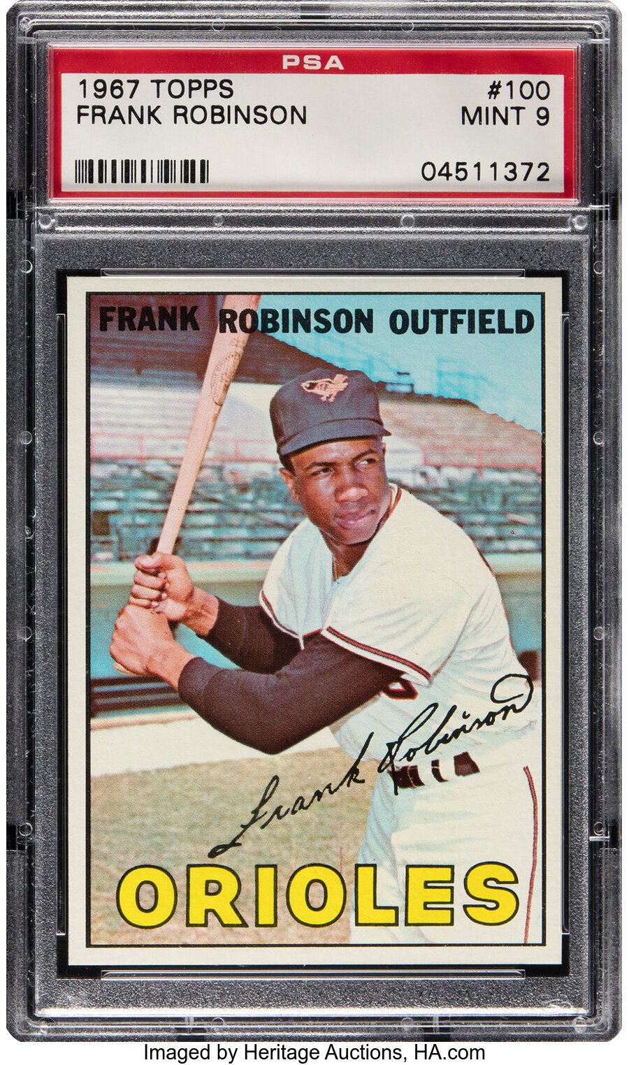 1967 Topps Frank Robinson #100 PSA Mint 9