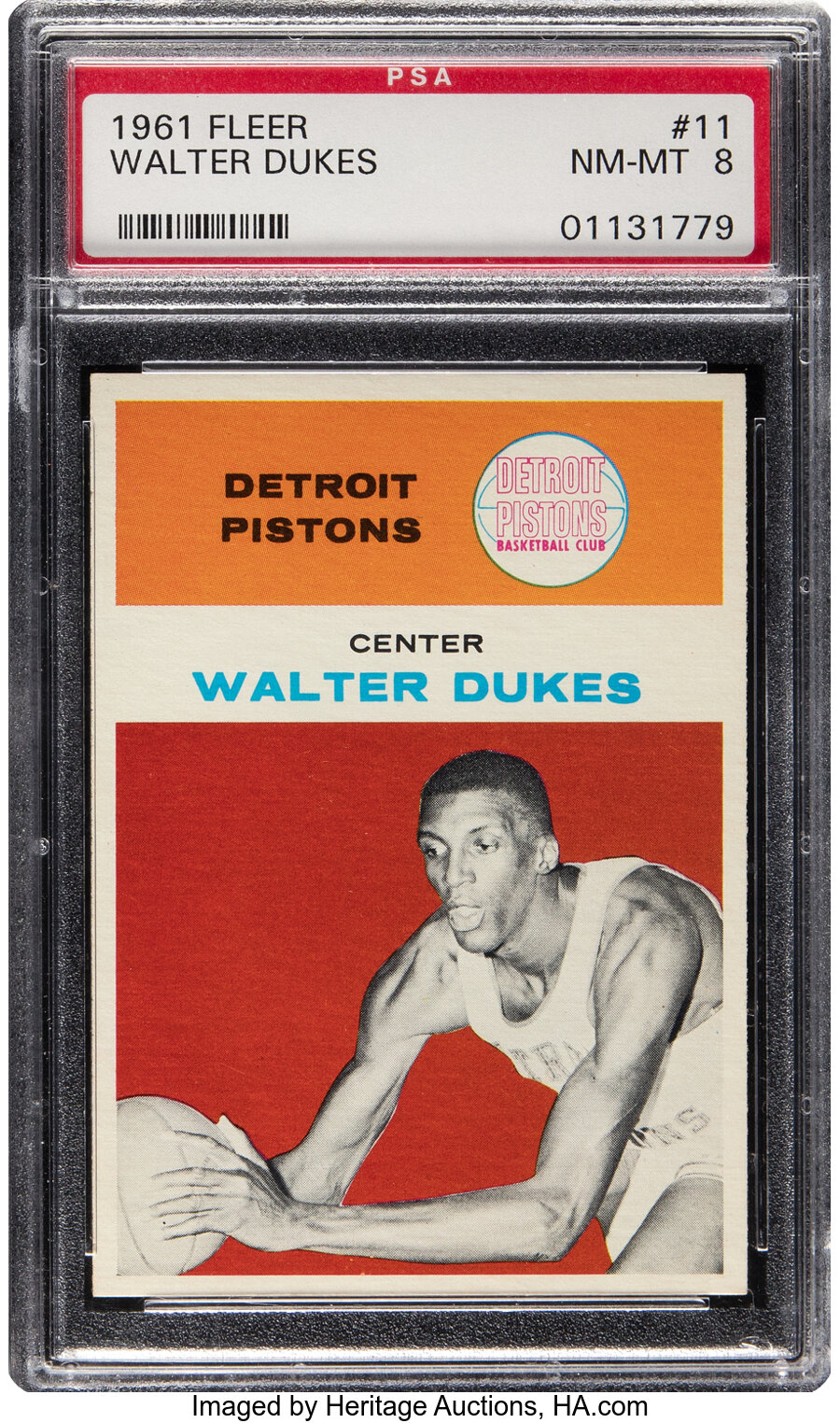 1961 Fleer Walter Dukes #11 PSA NM-MT 8