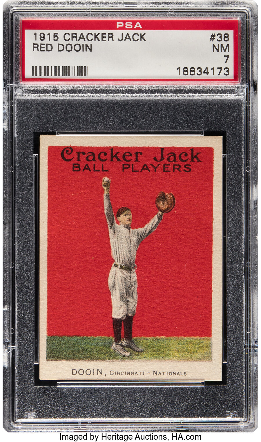 1915 Cracker Jack Red Dooin #38 PSA NM 7