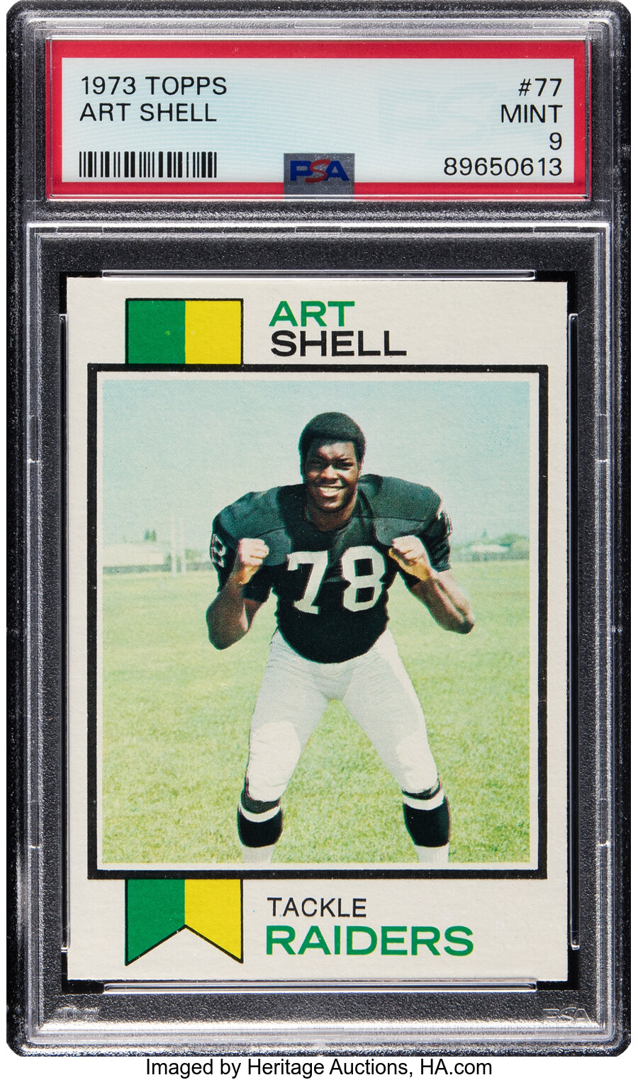 1973 Topps Art Shell #77 PSA Mint 9