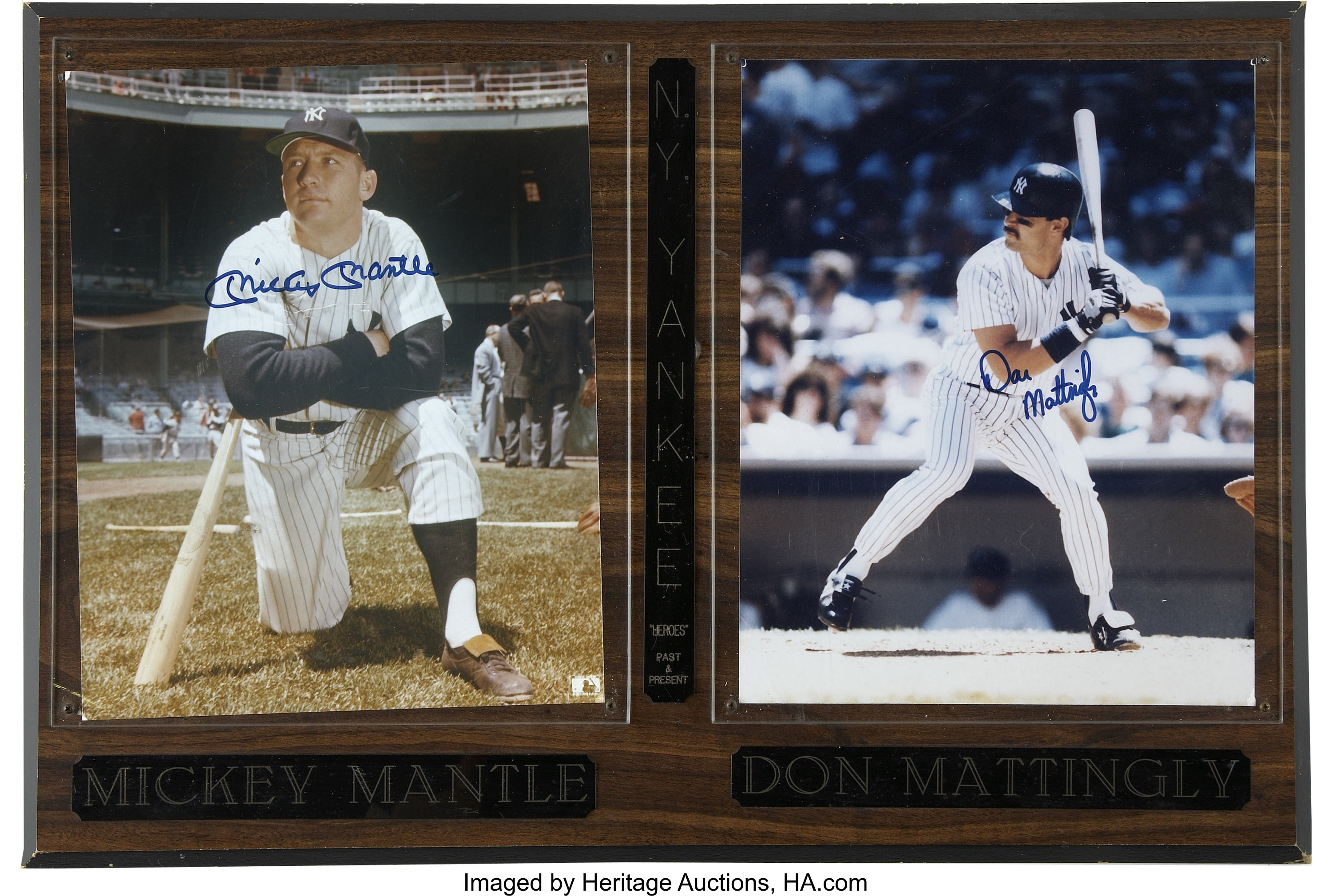 Lot Detail - Don Mattingly Autographed New York Yankees Road