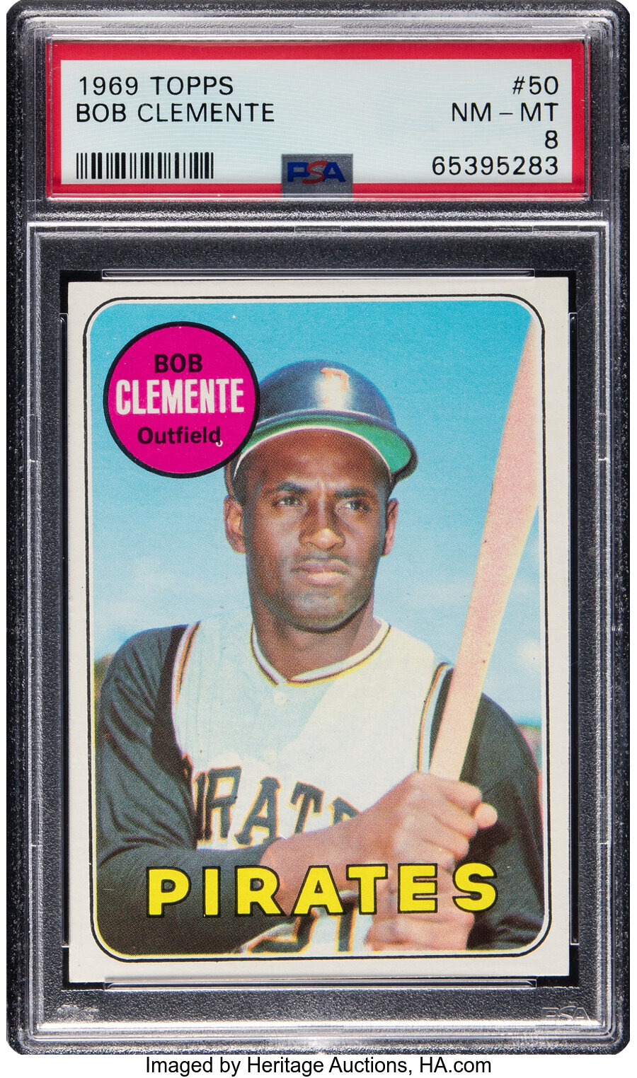 1969 Topps Roberto Clemente #50 PSA NM-MT 8