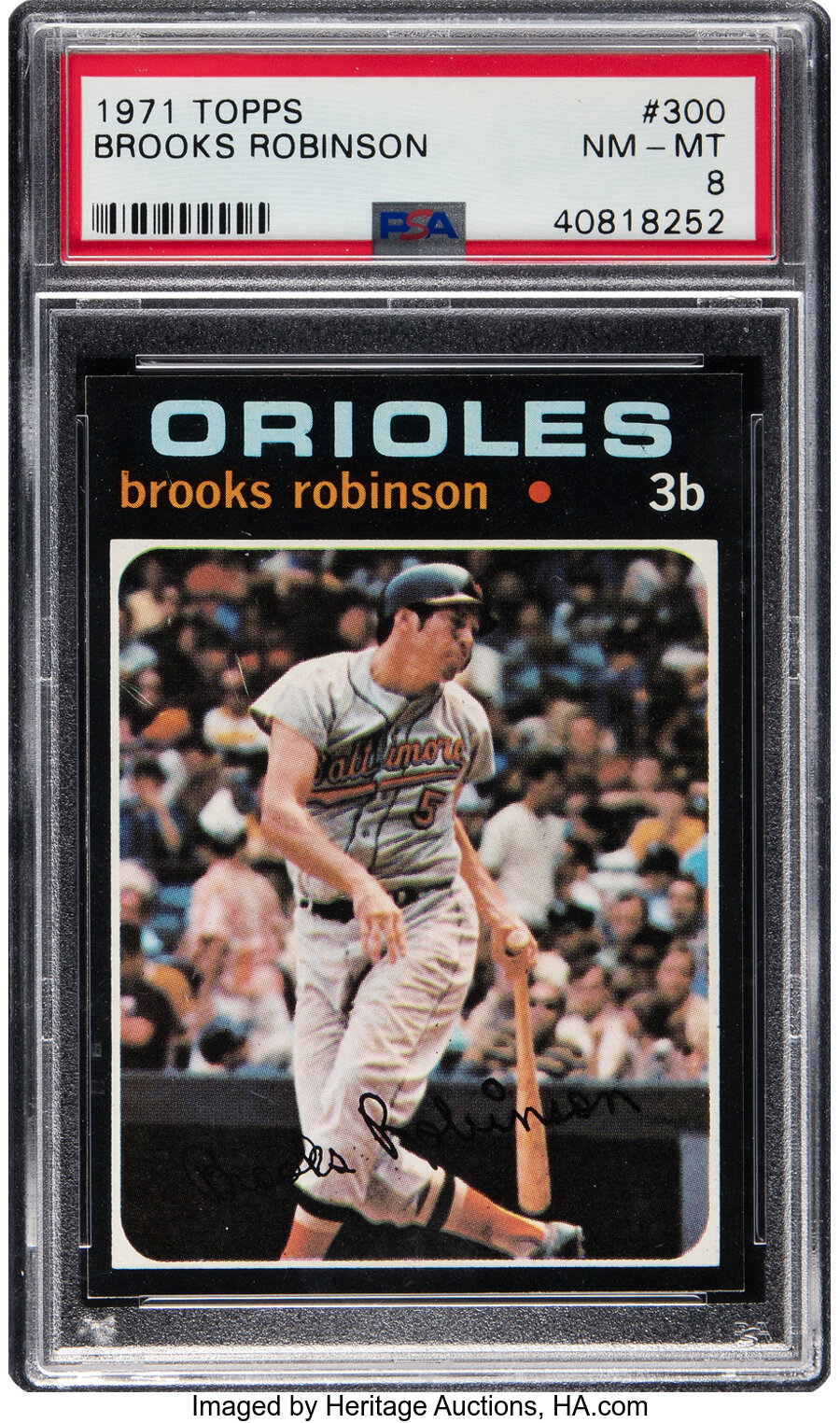 1971 Topps Brooks Robinson #300 PSA NM-MT 8