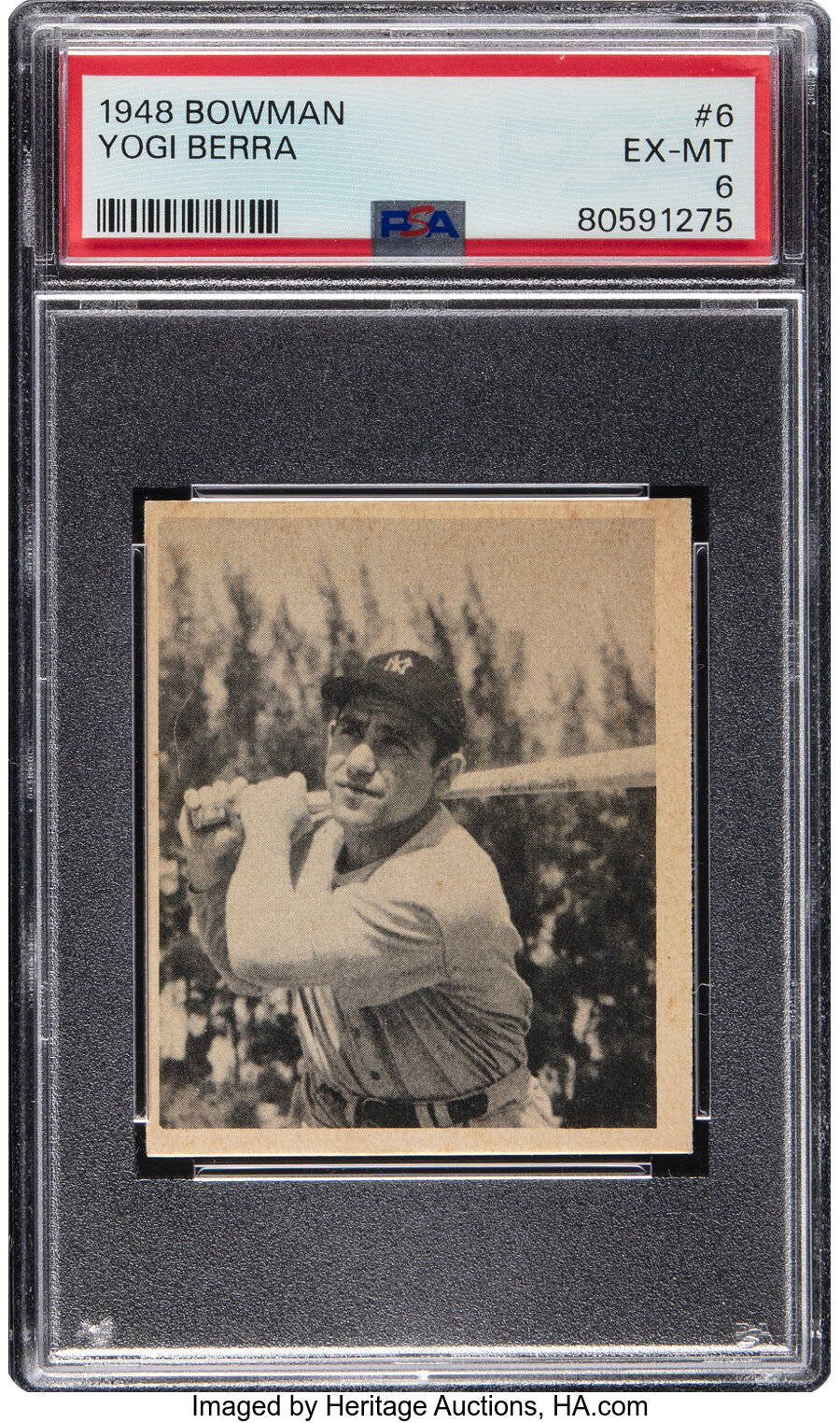 1948 Bowman Yogi Berra Rookie #6 PSA EX-MT 6