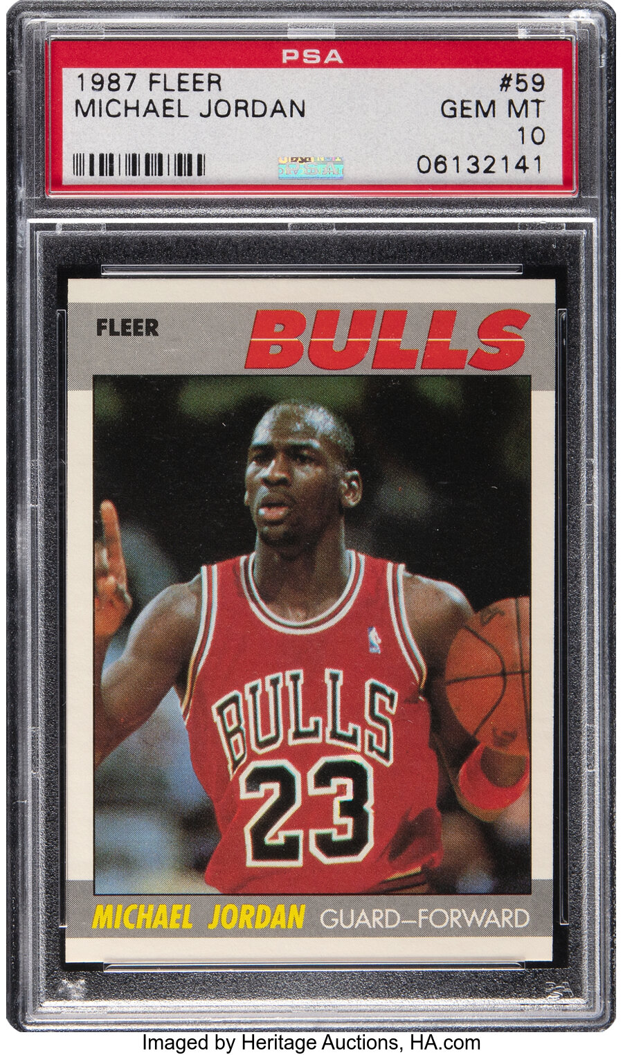 1987 Fleer Michael Jordan #59 PSA Gem Mint 10