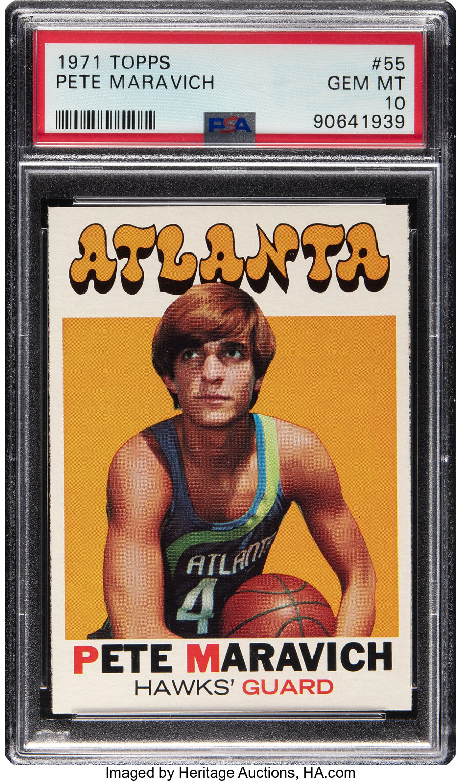 1971 Topps Pete Maravich #55 PSA Gem Mint 10