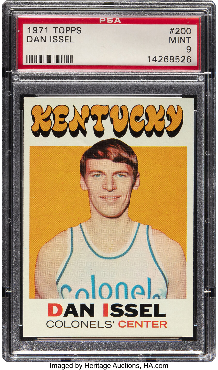 1971 Topps Dan Issel Rookie #200 PSA Mint 9 - Four Higher!