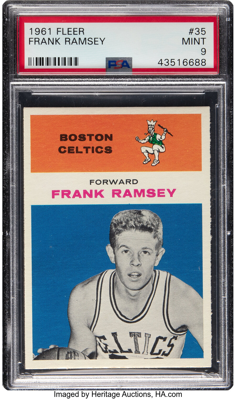 1961 Fleer Frank Ramsey #35 PSA Mint 9 - Only One Higher!