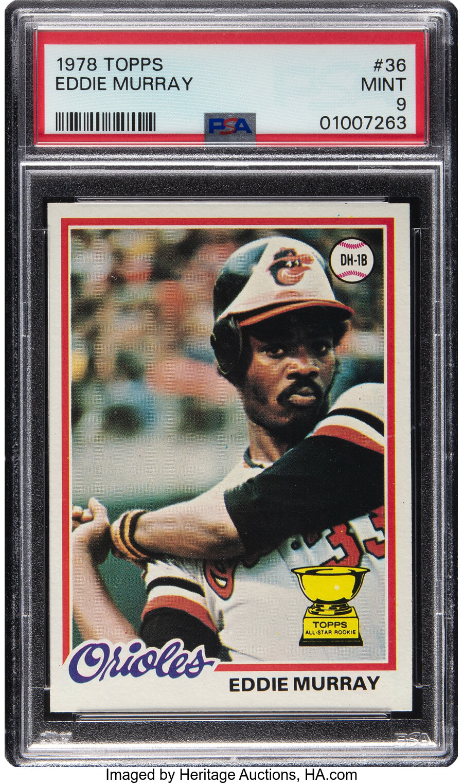 1978 Topps Eddie Murray Rookie #36 PSA Mint 9