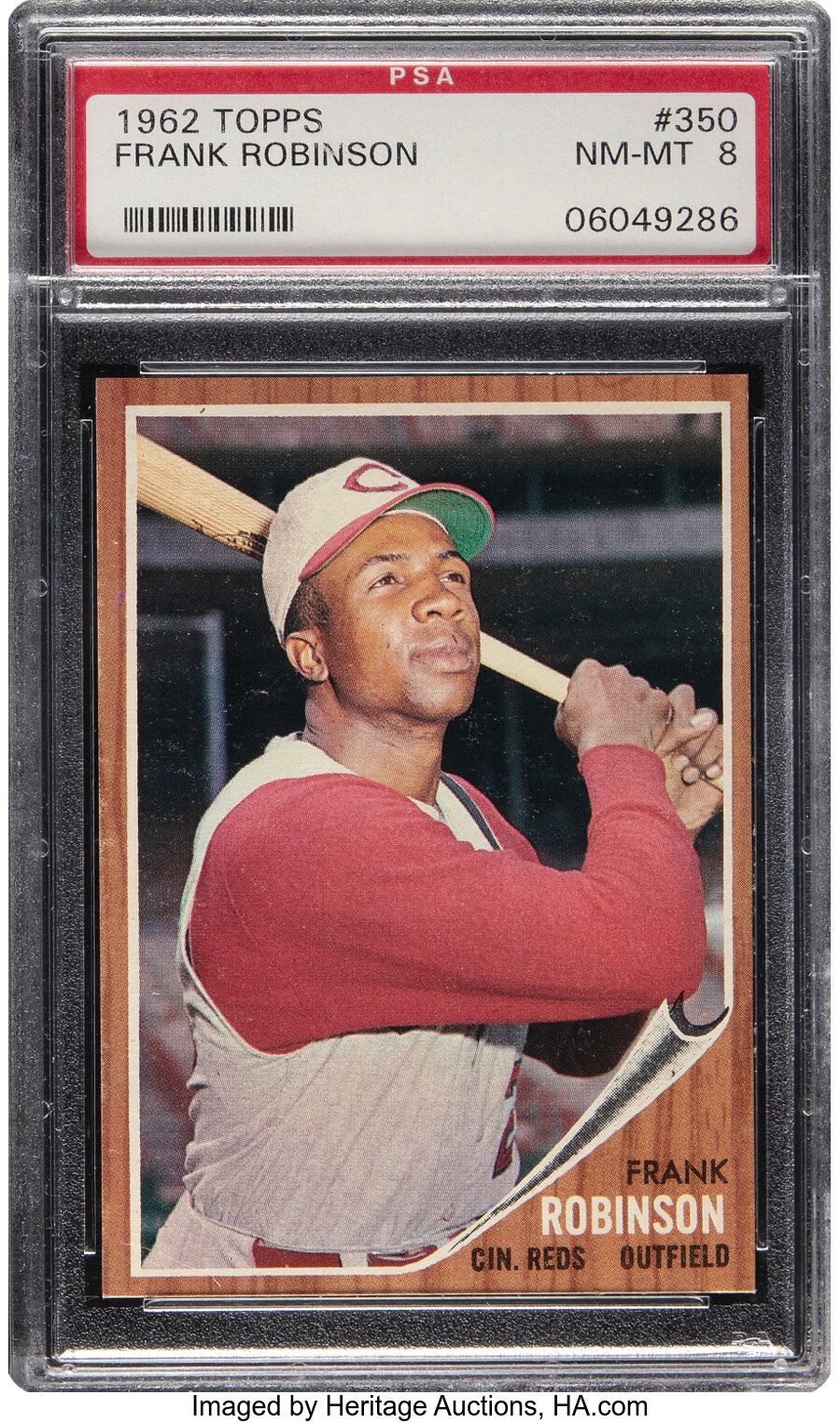 1962 Topps Frank Robinson #350 PSA NM-MT 8