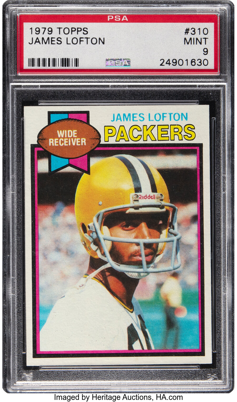 1979 Topps James Lofton Rookie #310 PSA Mint 9