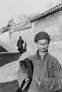 Henri Cartier-Bresson (French, 1908-2004) Eunuch of the Imperial Court, Beijing, 1949 Gelatin silver print, printed late...