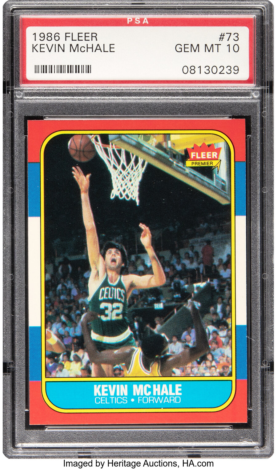 1986 Fleer Kevin McHale #73 PSA Gem Mint 10