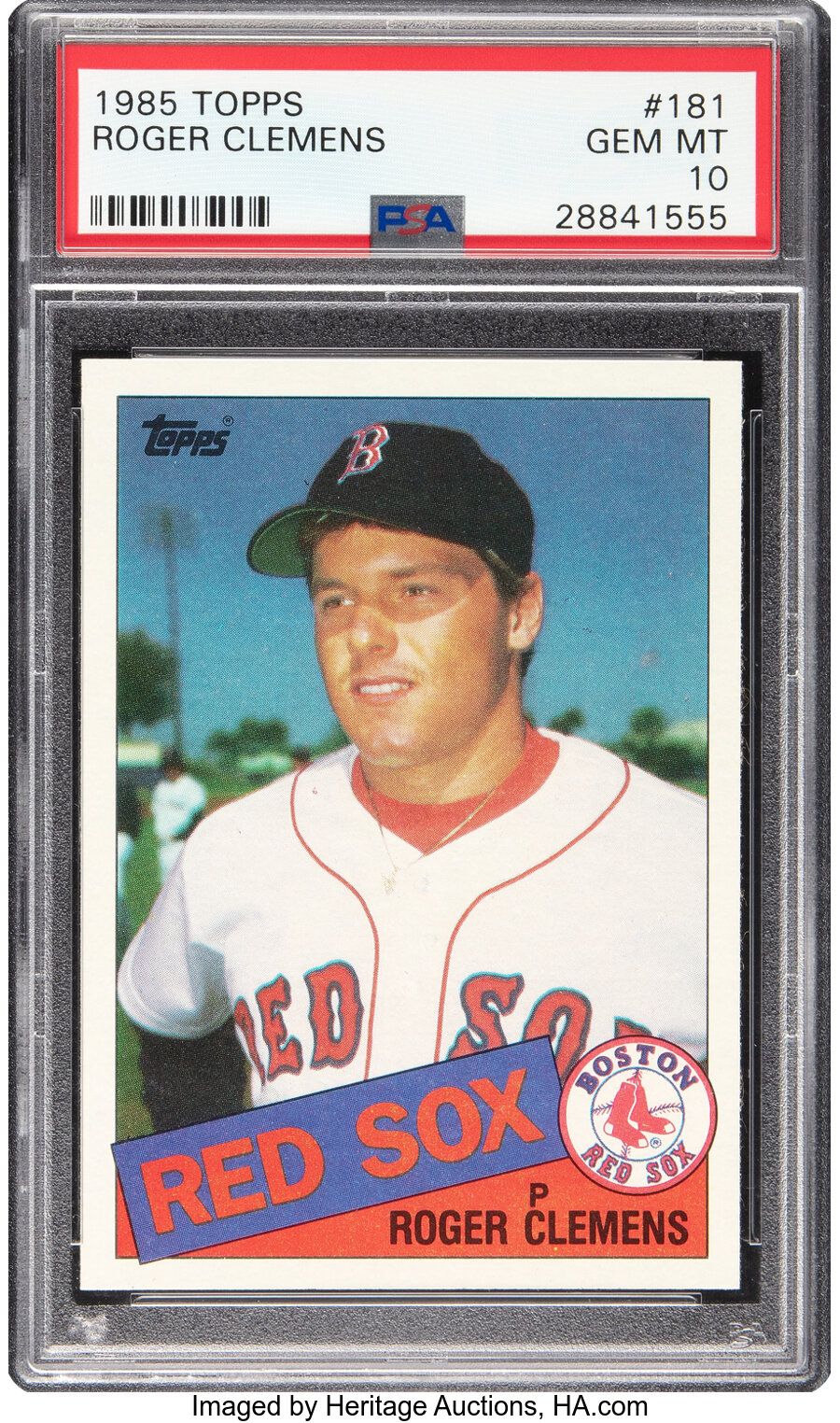 1985 Topps Roger Clemens Rookie #181 PSA Gem Mint 10