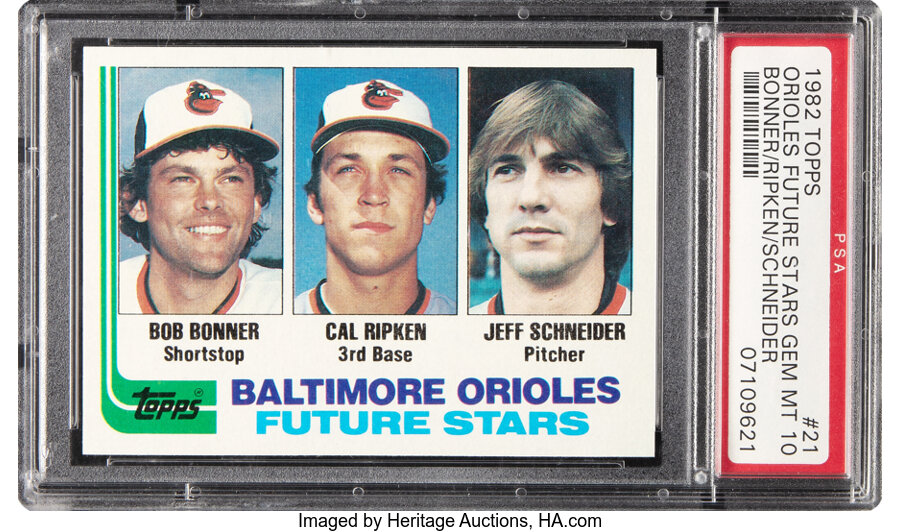 1982 Topps Cal Ripken Jr. Rookie (Orioles Future Stars) #21 PSA Gem Mint 10