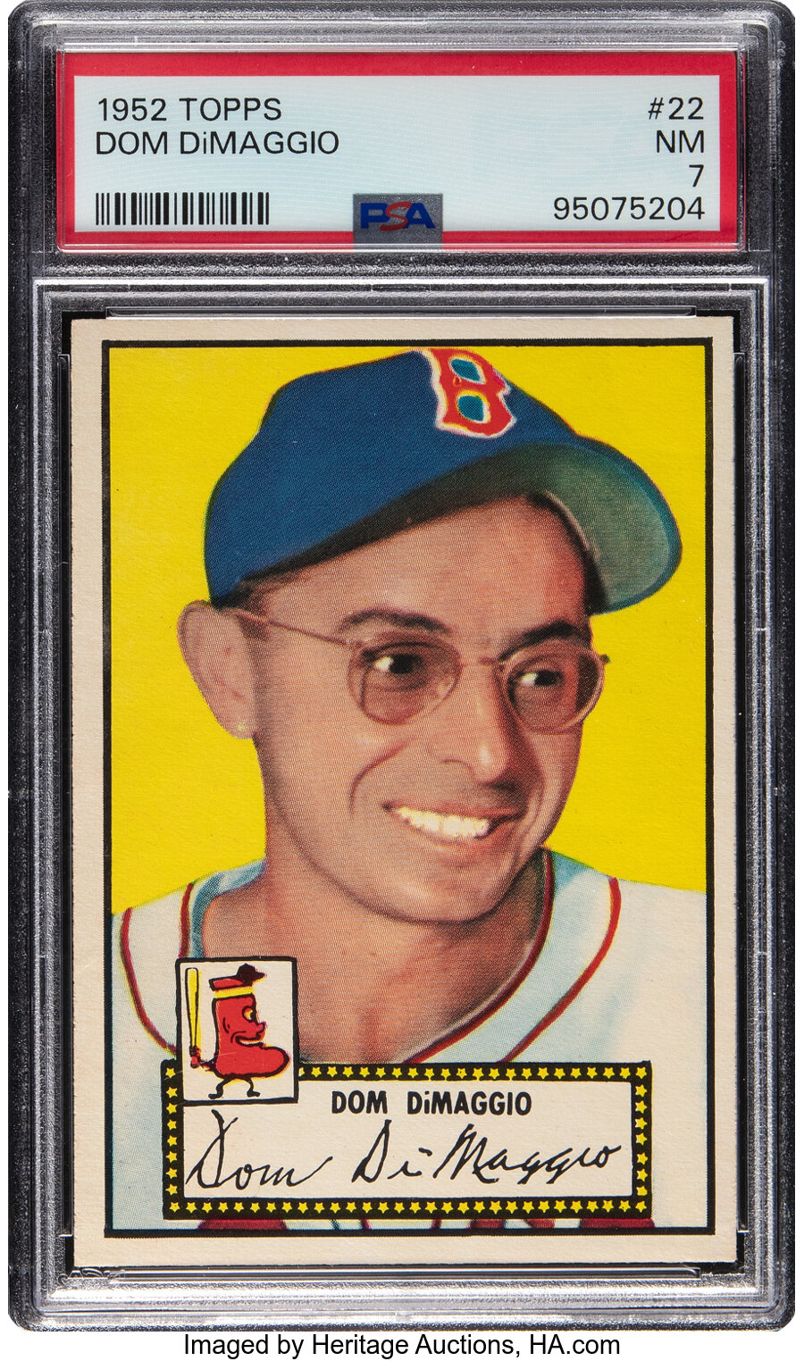 1952 Topps Dom DiMaggio #22 PSA NM 7