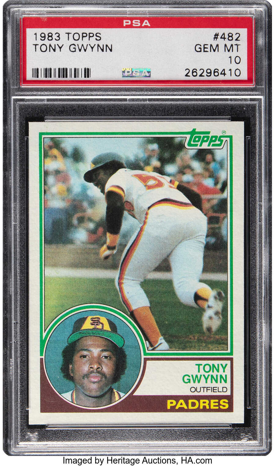 1983 Topps Tony Gwynn Rookie #482 PSA Gem Mint 10