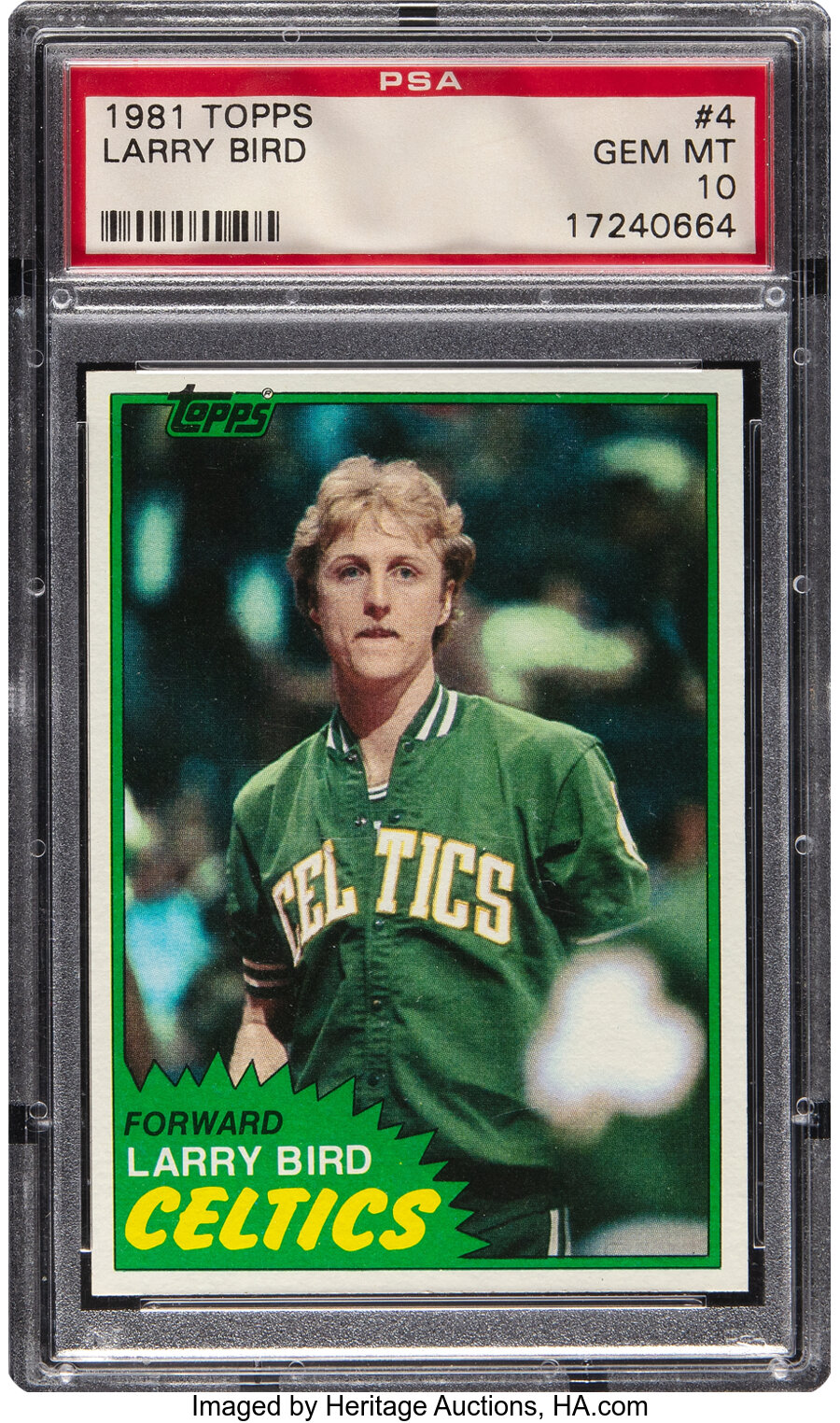 1981 Topps Larry Bird Rookie #4 PSA Gem Mint 10